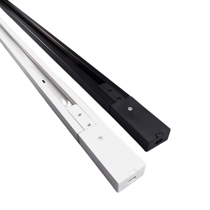 Thanh ray 1m AKIMI cao cấp lõi đồng dẹp -&nbsp;AS100-W / B (Trắng / Đen)